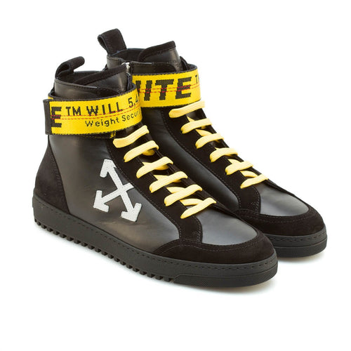 OFF-WHITE High-Top Sneakers Black
