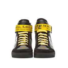 Load image into Gallery viewer, OFF-WHITE High-Top Sneakers Black