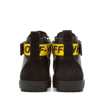 Load image into Gallery viewer, OFF-WHITE High-Top Sneakers Black