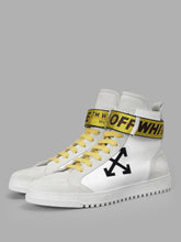 Load image into Gallery viewer, OFF-WHITE High-Top Sneakers White