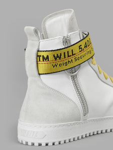 OFF-WHITE High-Top Sneakers White
